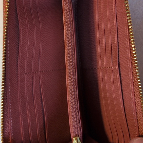 Coach Sparkle Pink Accordion Zippy Wallet - Picture 7 of 11